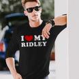 I Love My Ridley アイ・ラブ・マイ・リドリー 長袖Tシャツ 彼への贈り物