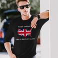 Make America Great Britain Again ドナルド・トランプ 面白いシャツ 長袖Tシャツ 彼への贈り物