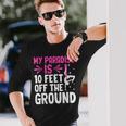My Paradise Is 10 Feet Off The Ground 空中シルクエアリアリスト 長袖Tシャツ 彼への贈り物