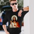 Myuperhero Is Jesus、Faith Love Godシャツ 長袖Tシャツ 彼への贈り物