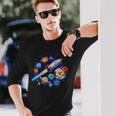 Outta This World かわいい惑星宇宙好き、宇宙飛行士銀河 長袖Tシャツ 彼への贈り物