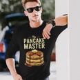 The Pancake Master シャツ 大人 キッズ メンズ レディース パンケーキ好き 長袖Tシャツ 彼への贈り物
