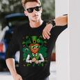 Plumber Saint Patrick's Day Irish Shamrock Plumbing Long Sleeve T-Shirt Gifts for Him