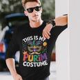 This Is My Purim Costume Jewish Holiday Mask Carnival Party Long Sleeve T-Shirt Gifts for Him