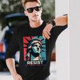 Resist 自由の女神 Resist 長袖Tシャツ 彼への贈り物