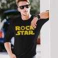 Rocktar ロックスターになるために生まれたギフト 長袖Tシャツ 彼への贈り物