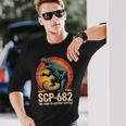 Scp-682 破壊しづらい爬虫類モンスターcpファンデーション 長袖Tシャツ 彼への贈り物