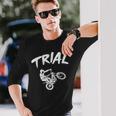 Trial Riders And Fans エクストリームモータースポーツライダー 長袖Tシャツ 彼への贈り物