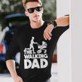 The Walking Dad Happy Father's Day Dadhortleeve Graphic 長袖Tシャツ 彼への贈り物