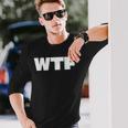 Wtf 長袖Tシャツ 彼への贈り物