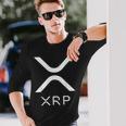 Xrp リップルアルトコイン暗号通貨支払いプロトコル通貨 長袖Tシャツ 彼への贈り物
