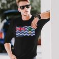 イギリス領インド洋地域の国旗 長袖Tシャツ 彼への贈り物