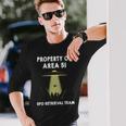 エリア51 シャツ Property Of Area 51 Ufo エイリアン 長袖tシャツ 長袖Tシャツ 彼への贈り物