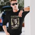 カエサル 古代ローマ ガイウス・ユリウス・カエサル ローマの歴史 長袖Tシャツ 彼への贈り物