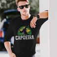 カポエイラ トレーニング ブラジル人 武道 趣味 カポエイラ 長袖Tシャツ 彼への贈り物