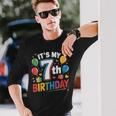 キッズ 7歳の誕生日シャツ男の子キッズ幼児7歳の誕生日男の子 長袖Tシャツ 彼への贈り物