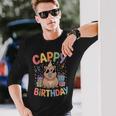 キャッピー・バースデー・カピバラ愛好家 バースデー・カピバラcappy Birthday 長袖Tシャツ 彼への贈り物