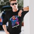 ザ・スーパーマリオギャラクシー・ムービー Mario Time 長袖tシャツ 長袖Tシャツ 彼への贈り物