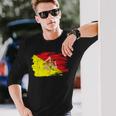 シチリア国旗 シチリア州パレルモ イタリア 長袖Tシャツ 彼への贈り物