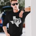 テキサスシルエットのept El Paso Txデザイン。 長袖Tシャツ 彼への贈り物