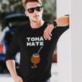 トマ イエルバ メイト アルゼンチン ウルグアイ ティー 長袖Tシャツ 彼への贈り物