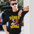 ドネルケバブドネルケバブドネルケバブグリルドネルケバブドネルケバブ 長袖Tシャツ 彼への贈り物