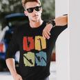 バス クラリネット レトロ 長袖Tシャツ 彼への贈り物