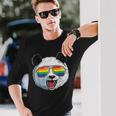 パンダ ゲイプライド Lgbt レインボーフラッグ サングラス Lgbtqギフト 長袖Tシャツ 彼への贈り物