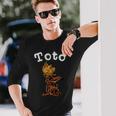 ビンテージtoto The Dog シャツアート -Toto Oz 魔法使い Toto 長袖tシャツ 長袖Tシャツ 彼への贈り物