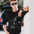 ボストンテリア 野球 スポーツ 犬好き 長袖Tシャツ 彼への贈り物