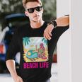 マーメイドビーチライフ 長袖tシャツ 長袖Tシャツ 彼への贈り物