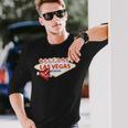 ラスベガス カジノ ラスベガス ストリップ ナイトライフ お土産とギフト 長袖Tシャツ 彼への贈り物