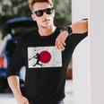 ヴィンテージ 野球 試合 リーグ 日本国旗 代表 選手 長袖Tシャツ 彼への贈り物