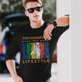 写真家 It's A Lifestyle おもしろtシャツ 写真好きのギフト 長袖Tシャツ 彼への贈り物