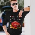 焼肉食べたい、和食、ステーキ、肉料理、ユーモア 旅行 面白い、 ジョーク普段着、おいしい、飲食店、食べ物、 長袖Tシャツ 彼への贈り物