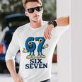 67 シックスセブン 6-7 Gen Alpha イタリアンブレインロットゲームミーム 長袖Tシャツ 彼への贈り物