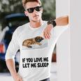 Cute Leonberger If You Love Me Let Meleep パジャマ 長袖Tシャツ 彼への贈り物