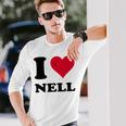 I Love Nell 長袖Tシャツ 彼への贈り物