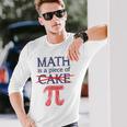 Pi Day Math Is A Piece Of Cake ファニーtシャツ 314用 長袖Tシャツ 彼への贈り物