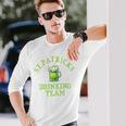 St Patrick Day セント・パトリックス・デー コスチューム ビール アイリッシュ Drinking Team 長袖Tシャツ 彼への贈り物