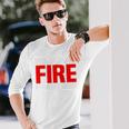 Wildland Hotshot Crew Fire Rescue Department 消防士 長袖Tシャツ 彼への贈り物