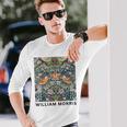 ウィリアム・モリス いちご泥棒 ポスター ビンテージ タペストリー William Morris 長袖Tシャツ 彼への贈り物