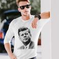 ジョン・F・ケネディ大統領 長袖Tシャツ 彼への贈り物