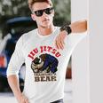 ブラジリアン柔術 Bjj クマのように訓練する 長袖tシャツ 長袖Tシャツ 彼への贈り物