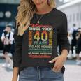 40歳 480ヶ月 すごい生まれ 1986年 40歳の誕生日 長袖Tシャツ 彼女への贈り物