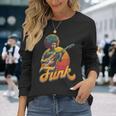 70年代レトロ・ファンク・アフロ・バンド・ギタリスト ジャズ・ファンク&ソウル 長袖Tシャツ 彼女への贈り物