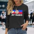 Ay Nako Pinoy Pride Filipino Philippines シャツ 長袖Tシャツ 彼女への贈り物