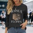Big Floppa カラカルキャットミーム Raise A Floppa 長袖tシャツ 長袖Tシャツ 彼女への贈り物