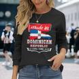 Dominican Republic Long Ago Country Flag Dr Native 長袖Tシャツ 彼女への贈り物