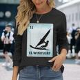 El Windsurf メキシカンウインドサーフィンカード 長袖Tシャツ 彼女への贈り物